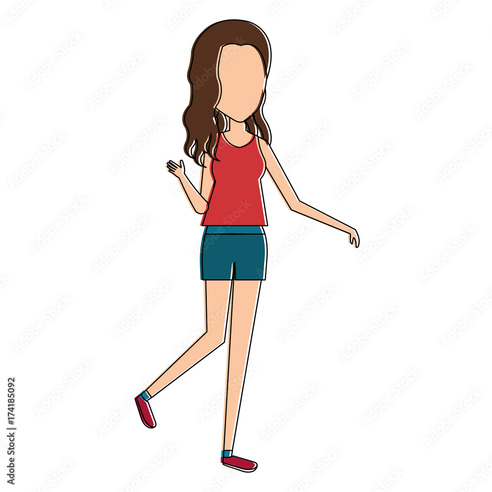 beautiful woman avatar character beautiful woman avatar character