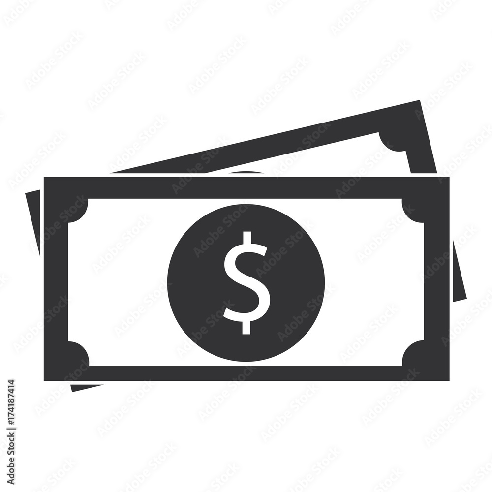 bill money isolated icon vector illustration design bill money isolated icon vector illustration design