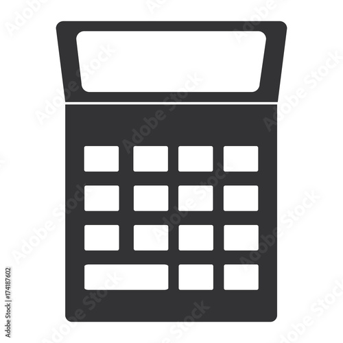 calculator math isolated icon vector illustration design