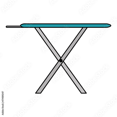 ironing board isolated icon vector illustration design