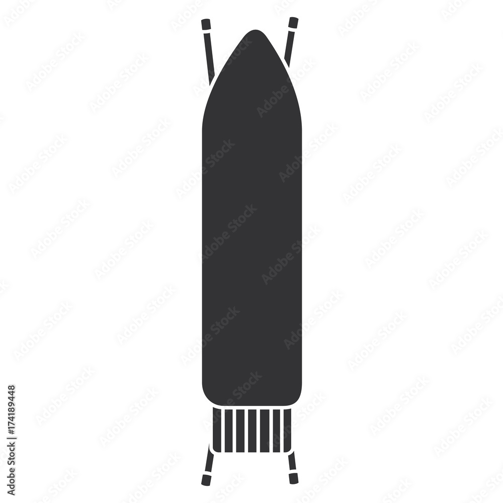ironing board isolated icon vector illustration design