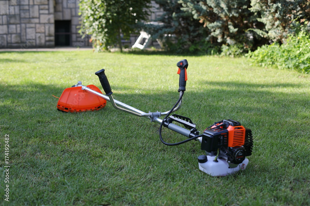 © mackom - Brush cutter handles in the court yard © mackom - Brush cutter handles in the court yard