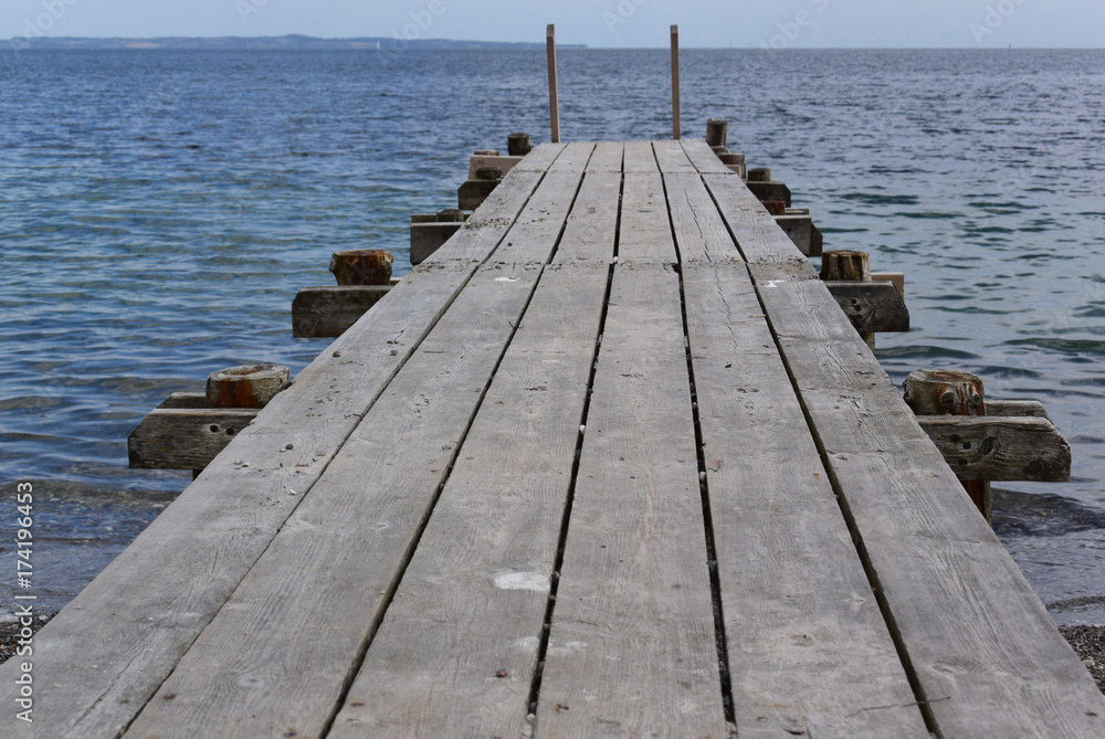 Fototapeta premium Steg am Meer