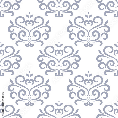 Baroque ornaments. Seamless pattern