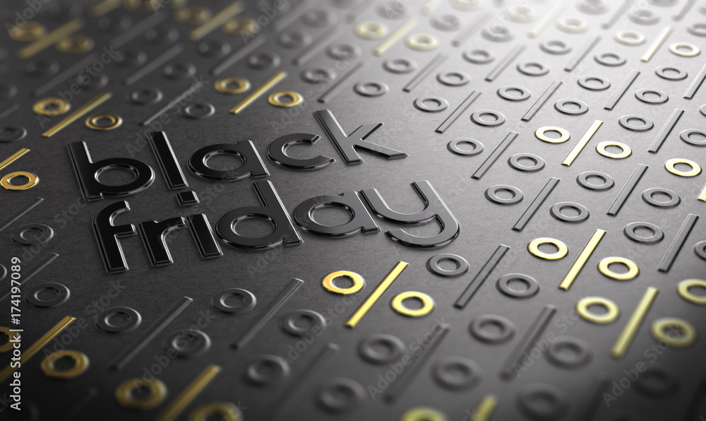 Obraz premium Black Friday Event Sign