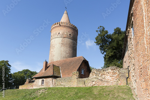 Die mittelalterliche Burg Stargard in Mecklenburg-Vorpommern, Ostdeutschland photo