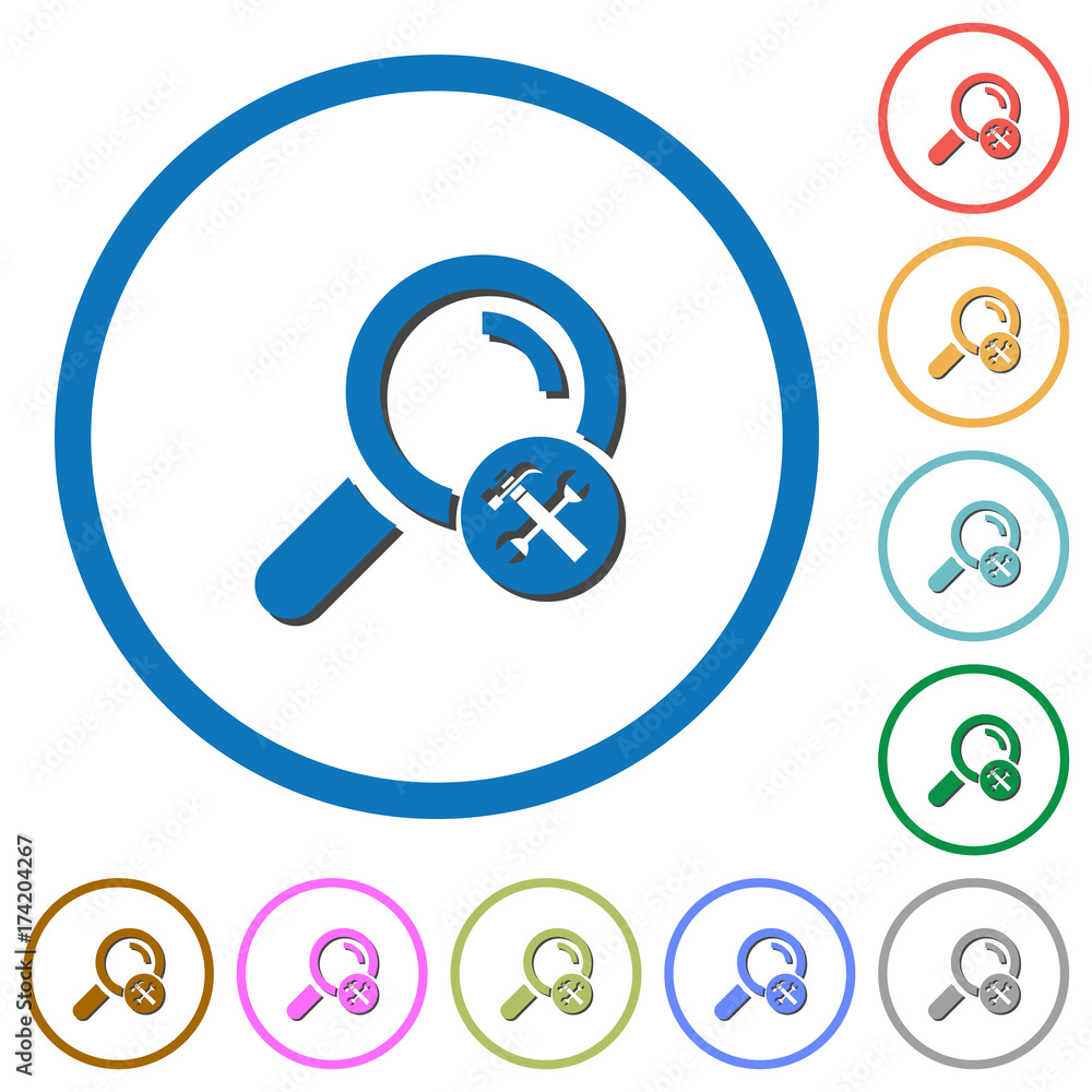 Customize search icons with shadows and outlines Customize search icons with shadows and outlines