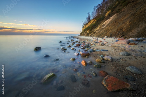 Cliff, Baltic Sea, Gdynia Orlowo, Poland