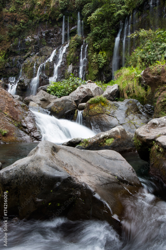 Fototapeta premium Cascade de Grand Galet - Langevin - La Réunion