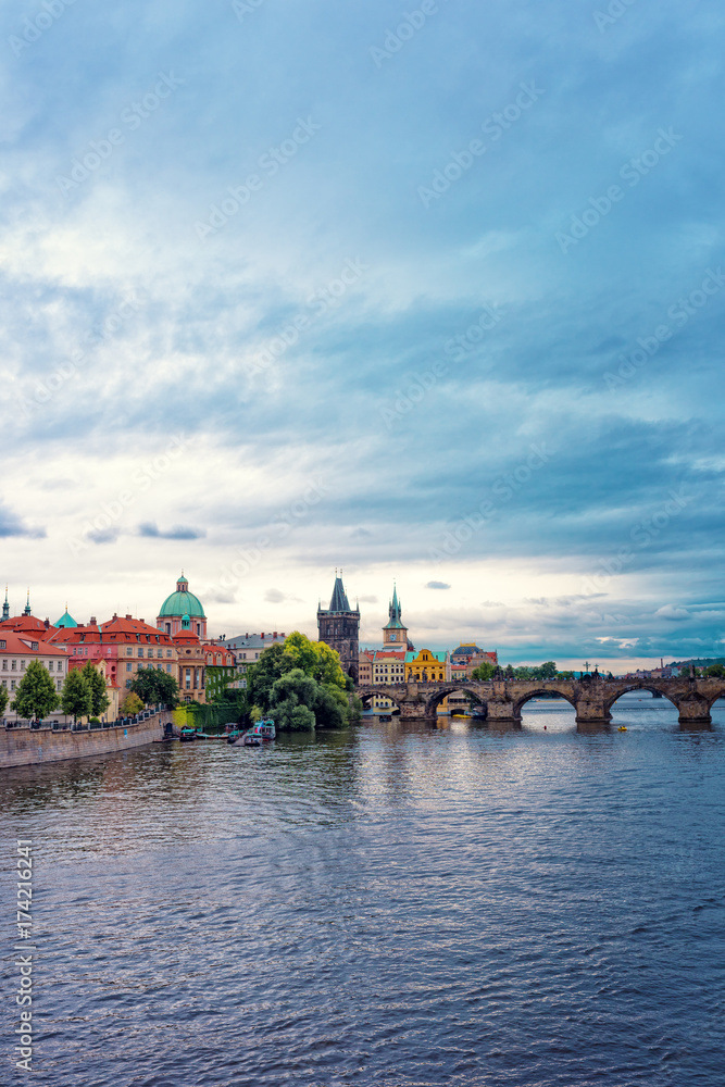 Naklejka premium Prague panorama