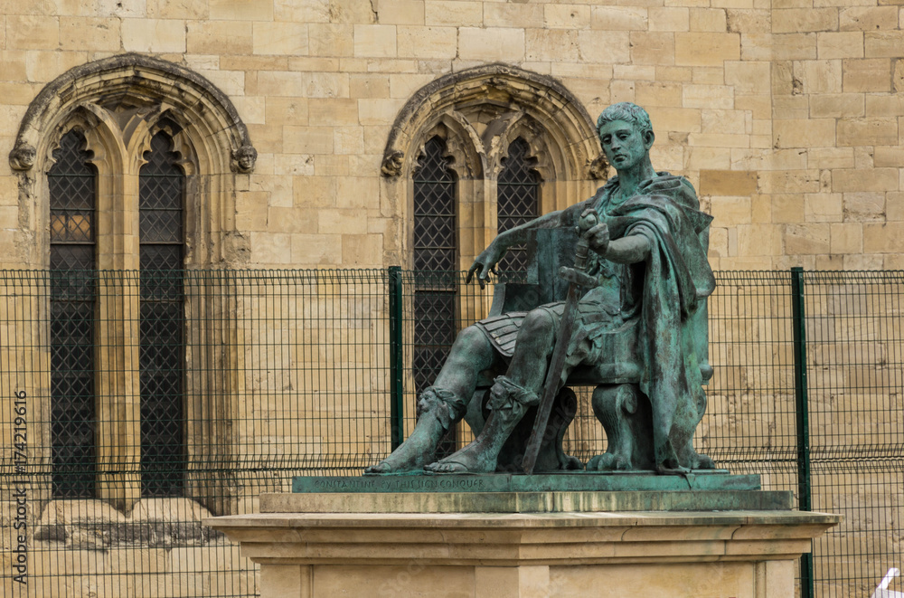 Statue of Roman Emperor Constantine the Great