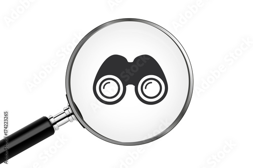 Lupe sucht/findet - Fernglas