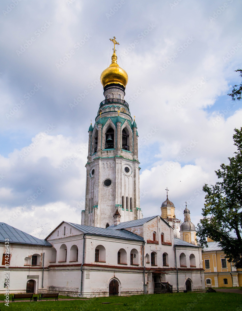 Fototapeta premium Belfry of St. Sophia Cathedral in Vologda. Russia