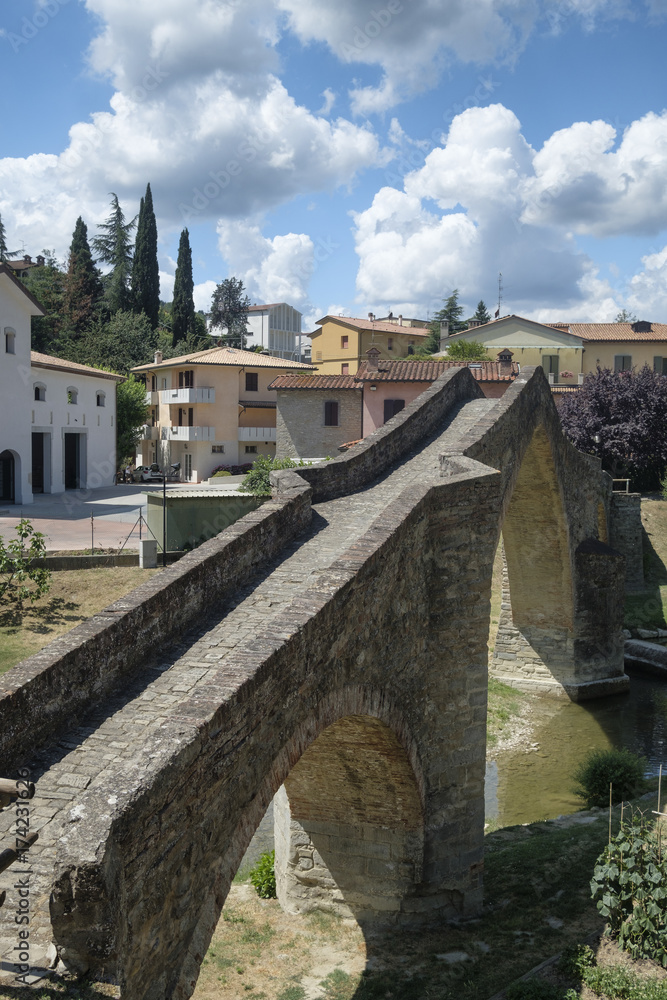 Modigliana (Italy): medieval bridge