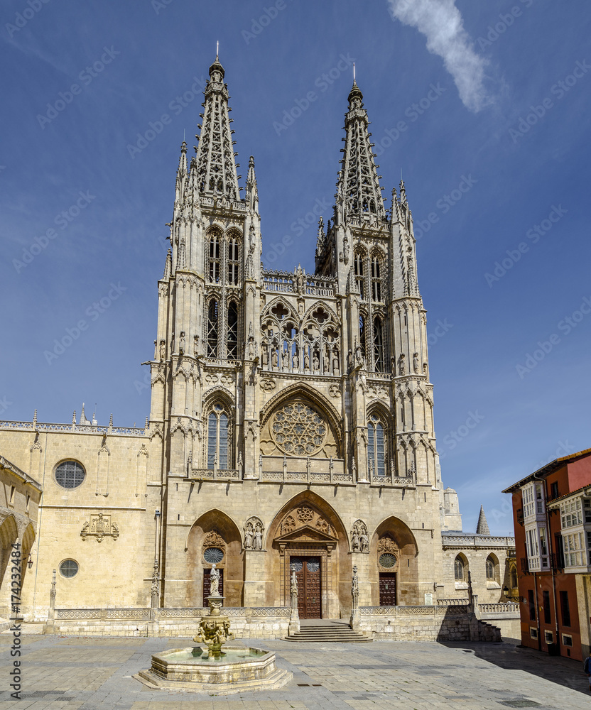cathedral in Burgos, Spain