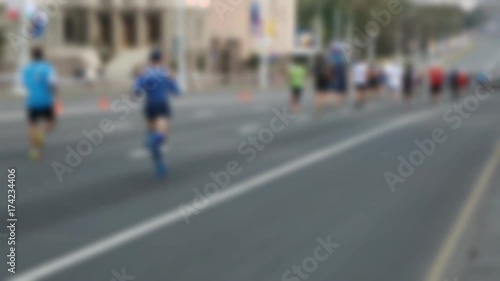 Wallpaper Mural Group of people running in a marathon Torontodigital.ca