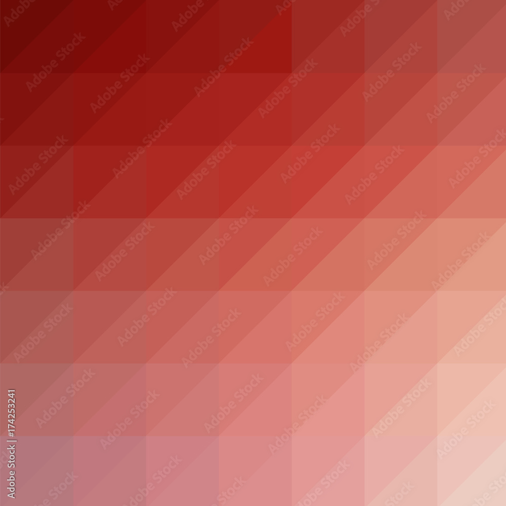 Obraz premium Abstract Red Triangle Background