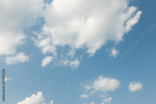 Blue sky with cloud background