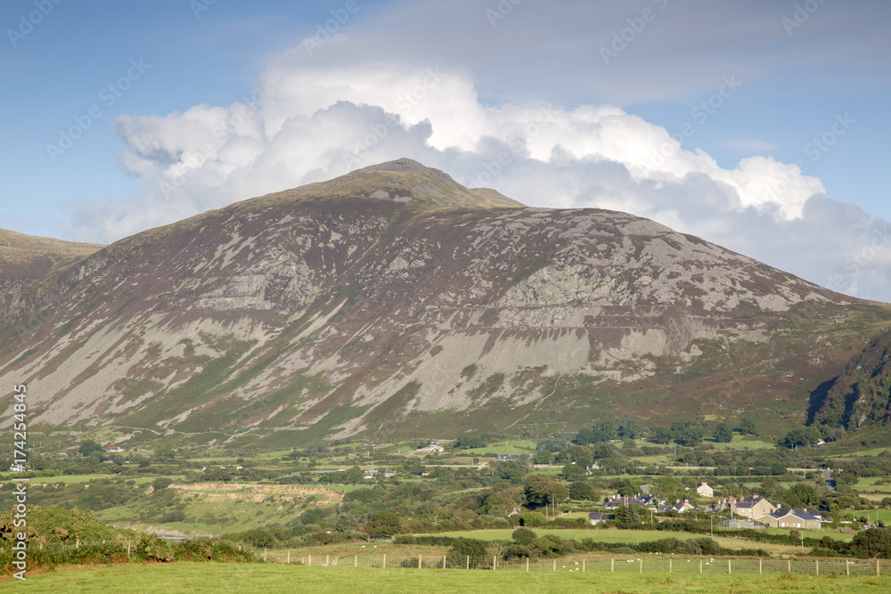 Mountain Peaks at Trefor; Caernarfon; Wales
