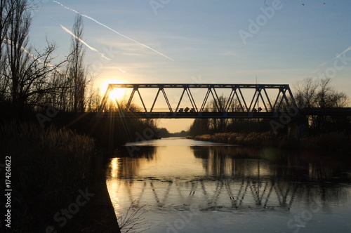 bridge, warsaw