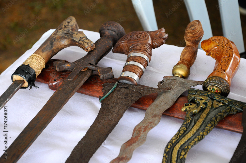 Keris is a traditional weapon of the Malay community in Malaysia. Made ...