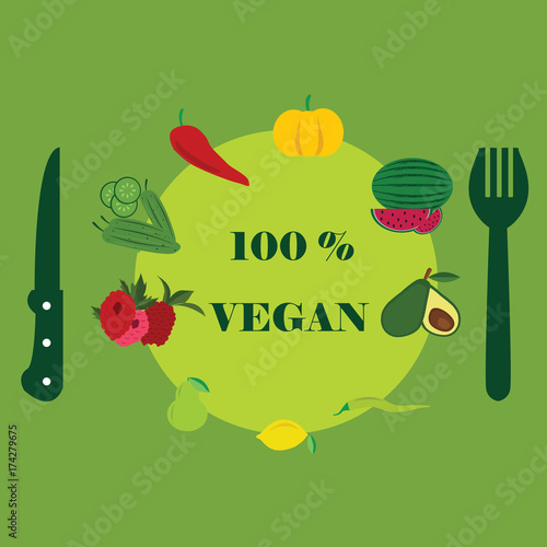 Green healthy vegetarian food for lunch with friends