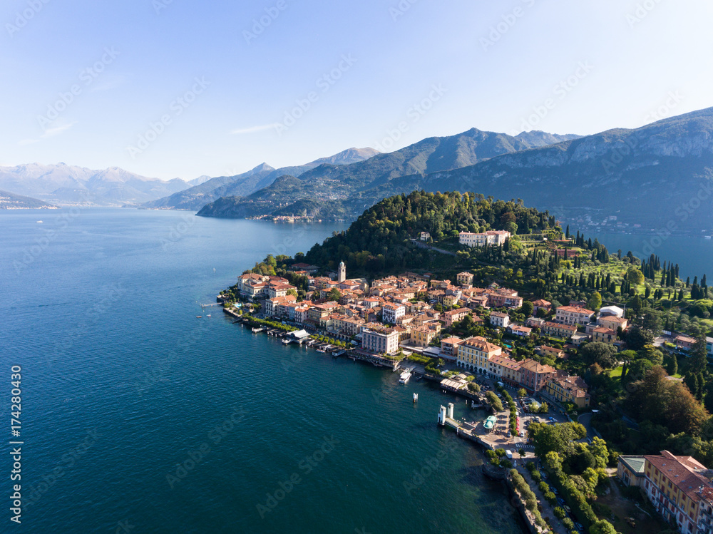 Famous destination in Italy, Bellagio on Como Lake