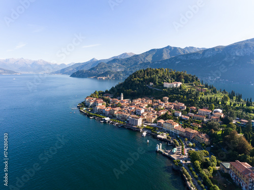 Famous destination in Italy, Bellagio on Como Lake