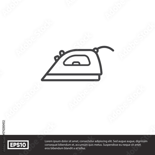 Iron vector icon
