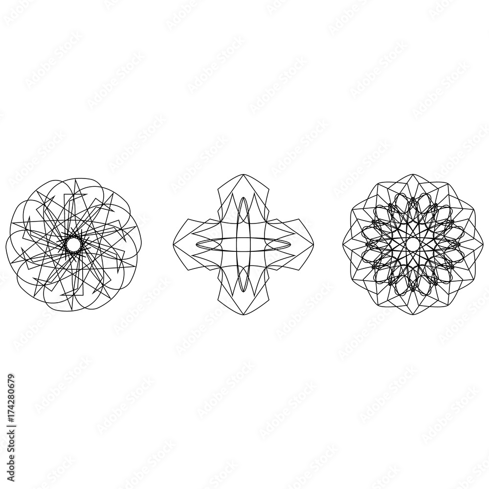 Fototapeta premium Festive geometric pattern for gifts and holidays