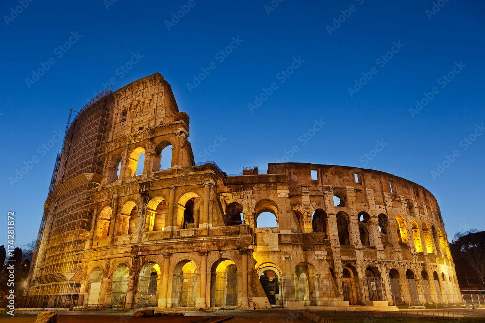 Majestic Coliseum early in the morning