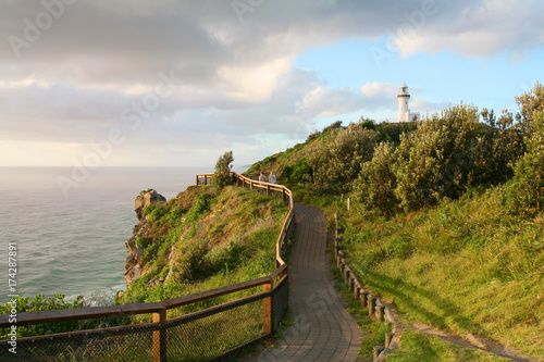 Fotografie The Byron Bay lighthouse sits on Australia's most eastern mainland point
