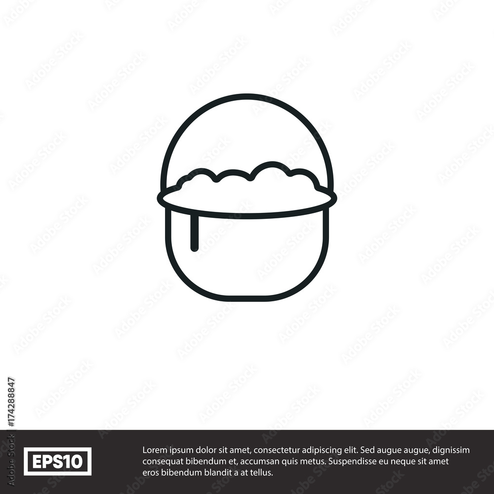 Saucepan vector icon Saucepan vector icon