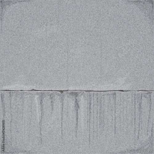 Gray concrete wall with cracks and streams with a thin realistic texture as the industrial business background