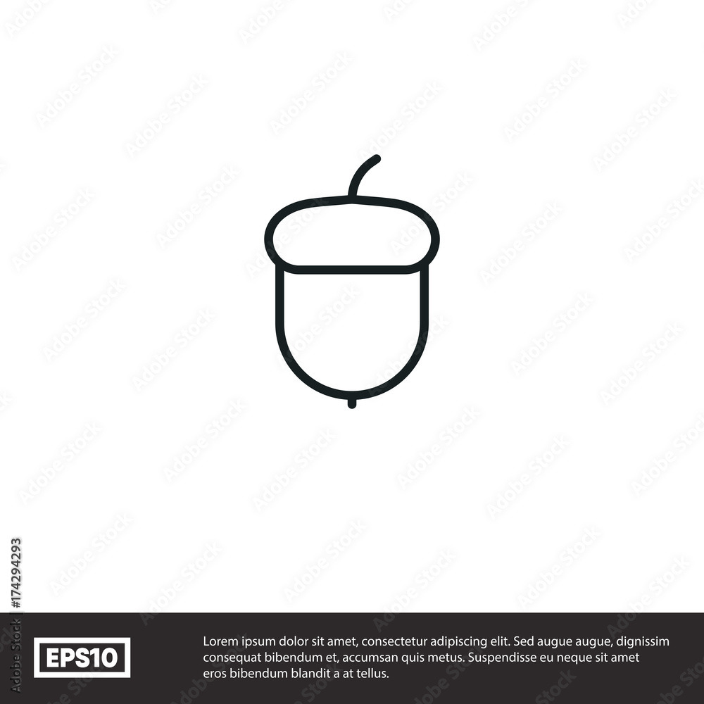 Nut vector icon Nut vector icon