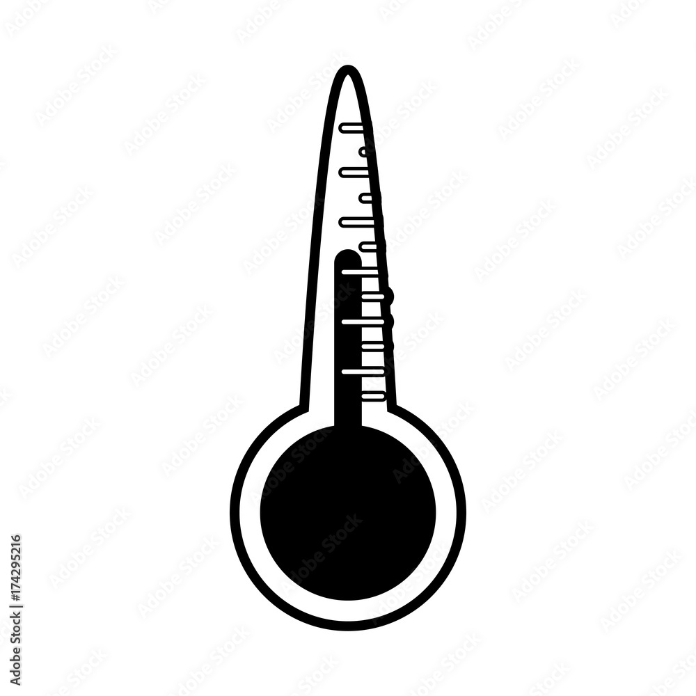 analog thermometer icon image vector illustration design black and white analog thermometer icon image vector illustration design black and white