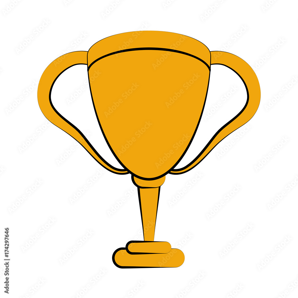 trophy cup icon image vector illustration design trophy cup icon image vector illustration design