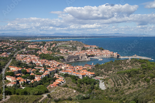 Collioure vue du fort Saint-Elme