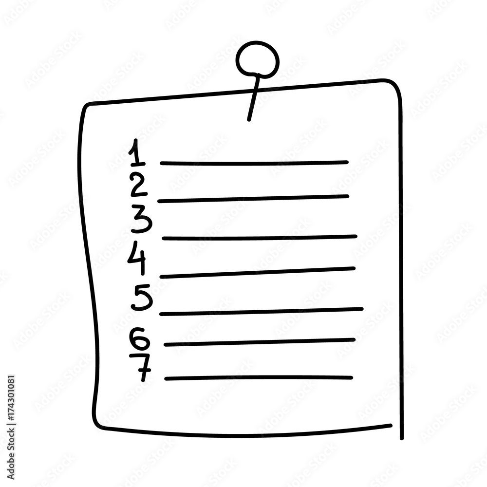 Vector isolated outline hand drawn check to do list, bullet, check mark and check box in a doodle sketch cartoon style. Paper note with task plan. Vector isolated outline hand drawn check to do list, bullet, check mark and check box in a doodle sketch cartoon style. Paper note with task plan.