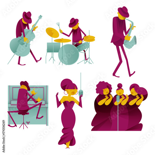 JAZZ MUSICIANS.
collection of musicians and musical styles.