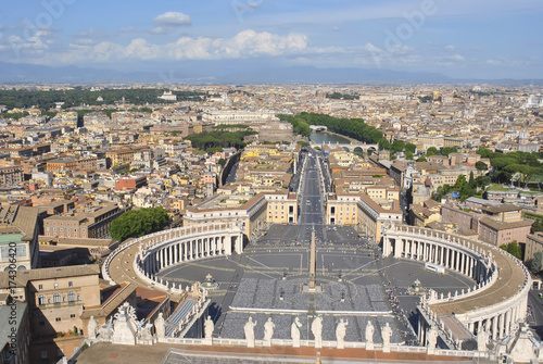 St. Peter's square at the Vatican