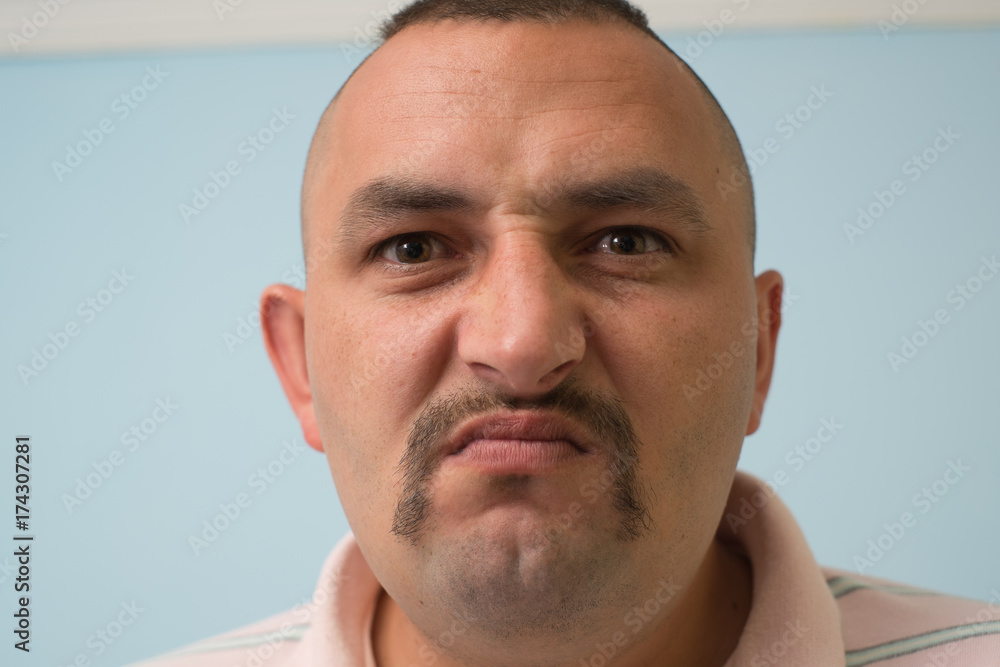 Obraz premium Angry man