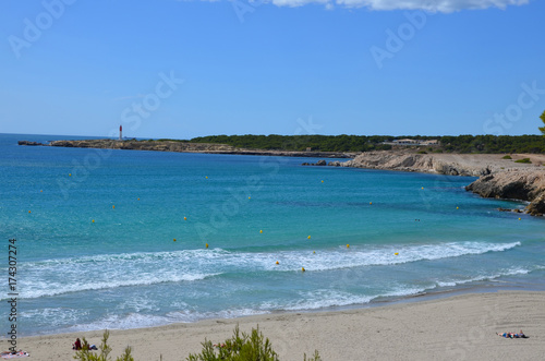 Sainte Croix beach in the south of France photo