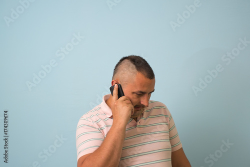 A man with a smartphone