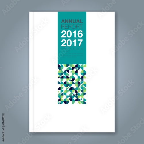 Abstract minimal geometric circle background for business annual report book cover brochure flyer poster