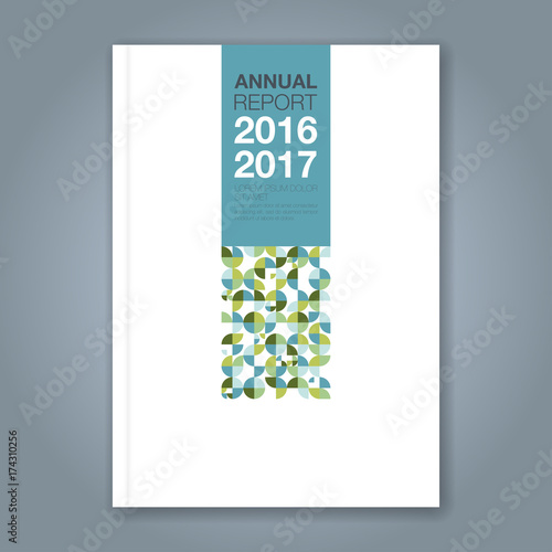 Abstract minimal geometric circle background for business annual report book cover brochure flyer poster