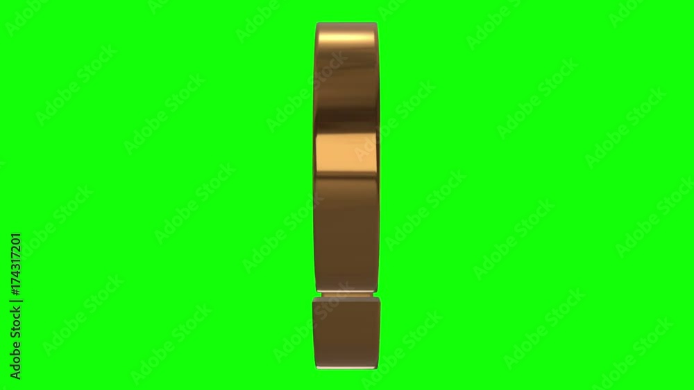 Loopmail Symbol Gold e-mail symbol loop rotate. Seamless video available in 4K FullHD ...