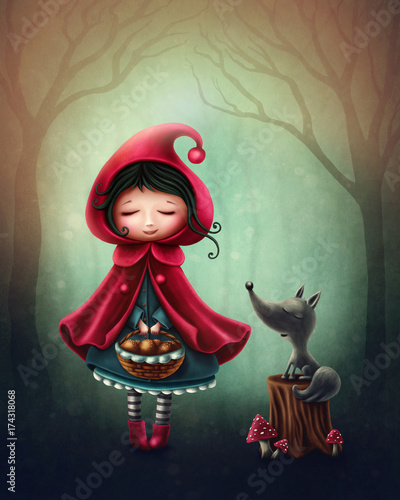 Photo Little red riding hood