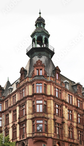 Fragment of old house in Frankfurt am Main. Germany