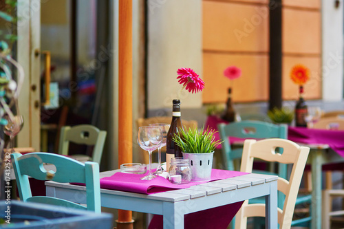 Photography Outdoor cafe in Rome, Lazio, Italy